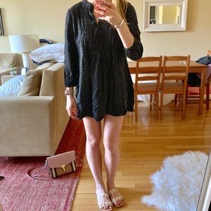 dark blue mini dress